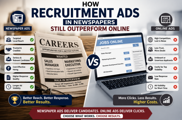 How Recruitment Ads in Newspapers Still Outperform Online